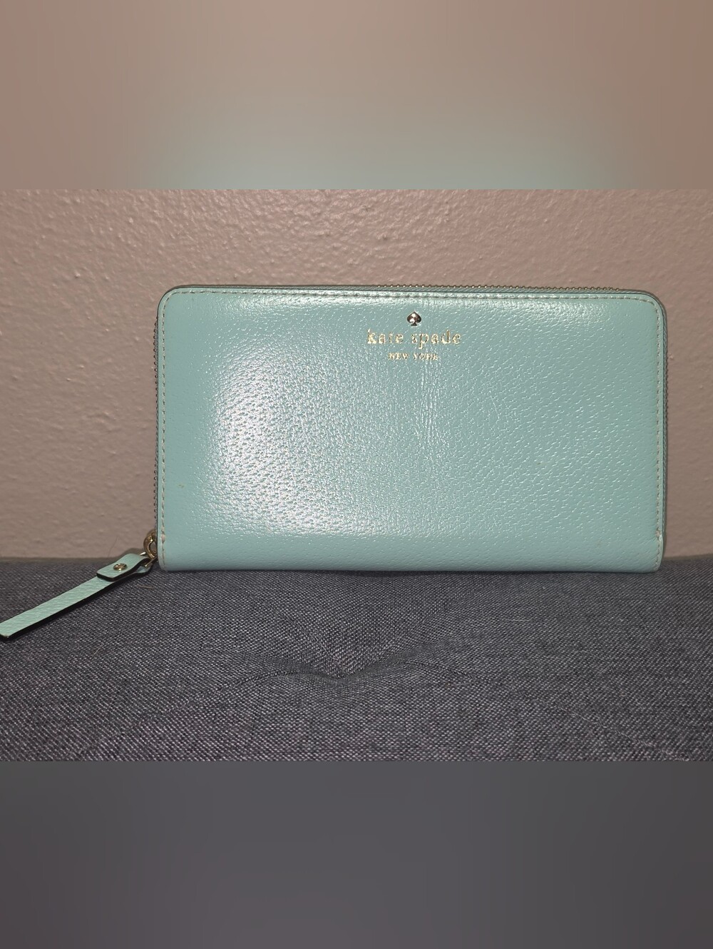 kate spade New York Mint Zip Around Wallet